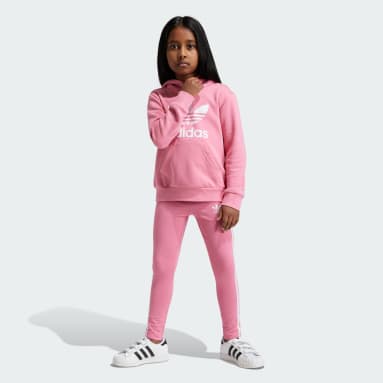 Conjunto Adicolor Sudadera con Gorro y Mallas Niños