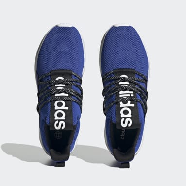 Men Running Blue Lite Racer Adapt 4.0 Cloudfoam Slip-On Shoes