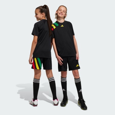 Shorts Fortore 23 Negro Niño Fútbol
