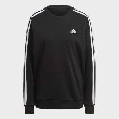 Ženy Sportswear černá Mikina Essentials Studio Lounge 3-Stripes