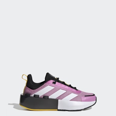 Tenis adidas x LEGO® Tech RNR con Cordones Violeta Niño Sportswear