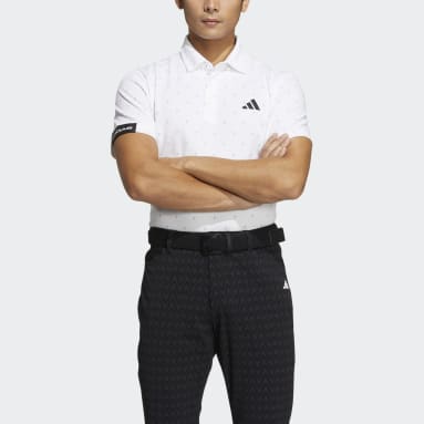 Men Golf White AEROREADY Badge of Sport Monogram Polo Shirt