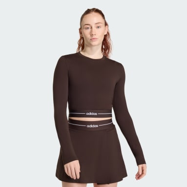 Hyperglam Cropped Long Sleeve t-skjorte