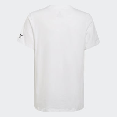 Mädchen Originals Graphic T-Shirt Weiß