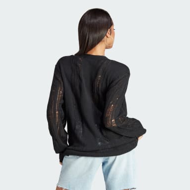 Women Lifestyle Black 블루 버전 니트 스웨터
