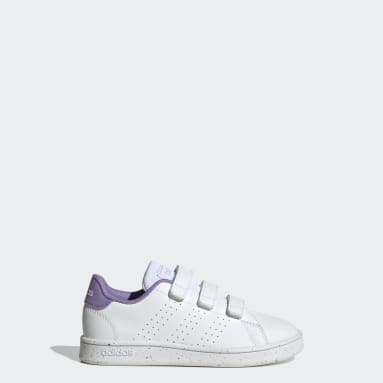 Zapatillas Advantage Lifestyle Court Tira Regulable de Cierre por Contacto Blanco Niño Sportswear
