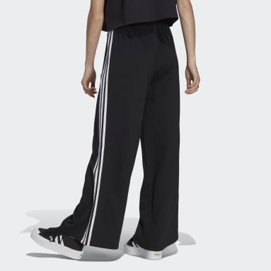 Ženy Originals čierna Tepláky Adicolor Classics Wide Leg