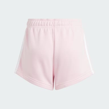 Girls Sportswear Pink Essentials 3-Stripes Shorts