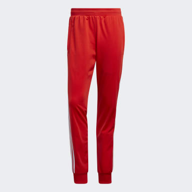 Pantalon de survêtement 3-Stripes Rouge Hommes Originals