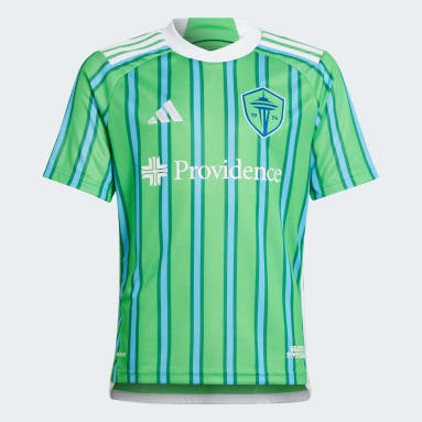 Youth Soccer Green Seattle Sounders FC 24/25 Home Jersey Kids