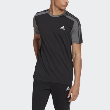 Remera Essentials Mezcla Negro Hombre Sportswear
