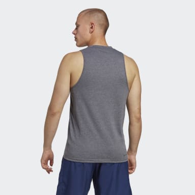 Camiseta Sin Mangas de Entrenamiento Train Essentials Feelready Gris Hombre Training