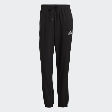 Men Sportswear Black AEROREADY Essentials Elastic Cuff 3-Stripes Pants