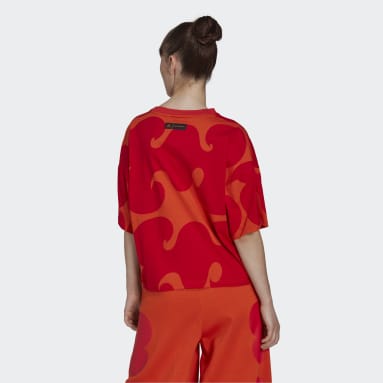 Camiseta Marimekko Naranja Mujer Sportswear