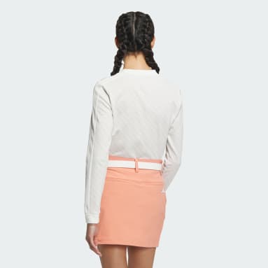 Nữ Đánh Gôn Áo Dài Tay Cổ Đứng Graphic Play Green AEROREADY