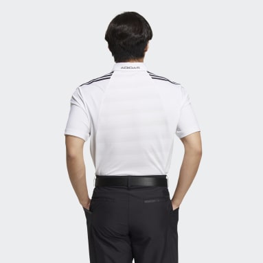 Men Golf White AEROREADY 3-Stripes Polo Shirt