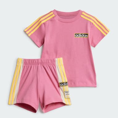 ชุดเสื้อยืดและกางเกงขาสั้น Adibreak สำหรับเด็ก
