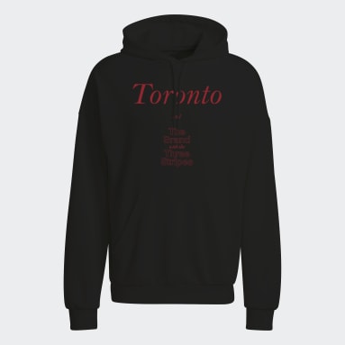 Sweat-shirt à capuche Toronto noir Hommes Entraînement