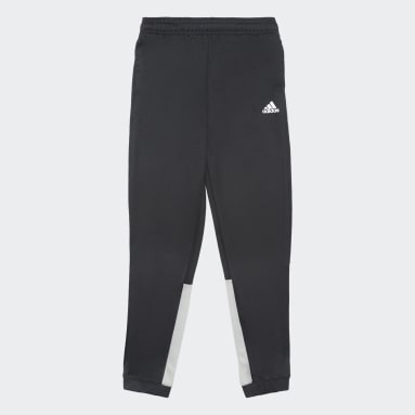 Girls Training Black ADI COLOR BLOCK PANTS
