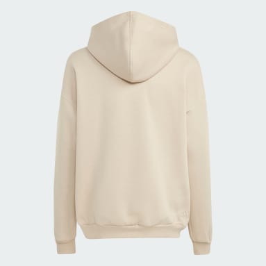 Camisola com Capuz em Fleece – Criança Bege Criança Sportswear