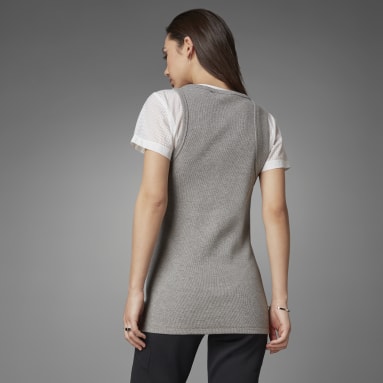 Playera sin Mangas Blue Version Waffle Gris Mujer Originals
