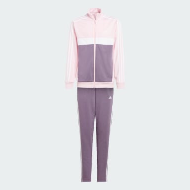 Kids Sportswear Pink Essentials 3-Stripes Tiberio Track Suit