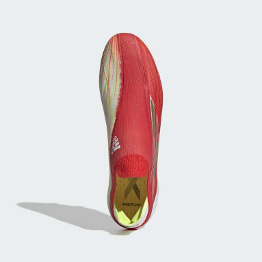 Calzado de Fútbol X Speedflow+ Terreno Firme Rojo Fútbol