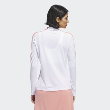ผู้หญิง กอล์ฟ สีขาว เสื้อยืดคอสูง Made With Nature