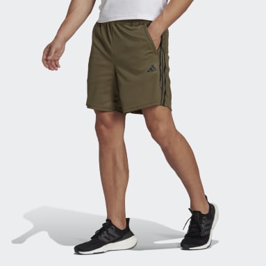 Train Essentials Piqué 3-Stripes Treningsshorts Grønn