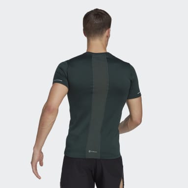 Men Running Green X-City Tee