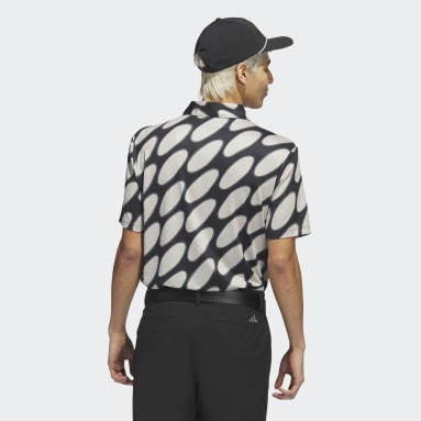 Men Golf Black Marimekko Golf Polo Shirt