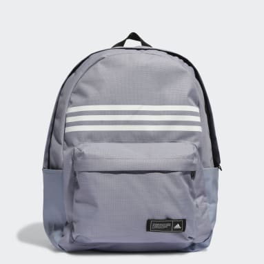 Training Purple Classic 3-Stripes Horizontal Backpack