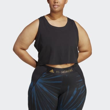 Women's Gym & Training Black adidas x 11 Honoré Tank Top (Plus Size)