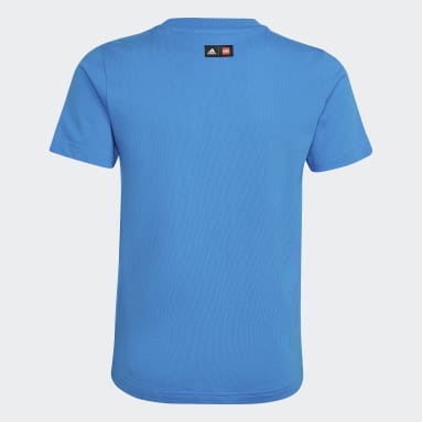 Polera Estampada adidas x LEGO® Azul Niño Sportswear