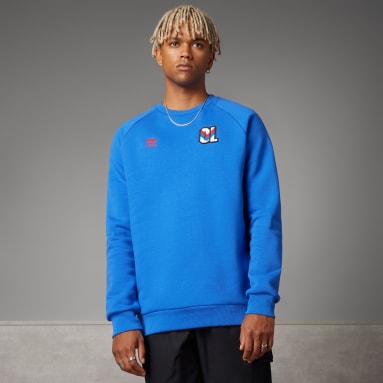 Adidas pullover schwarz blau hot sale