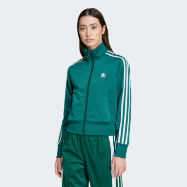 Green track jacket adidas cheap