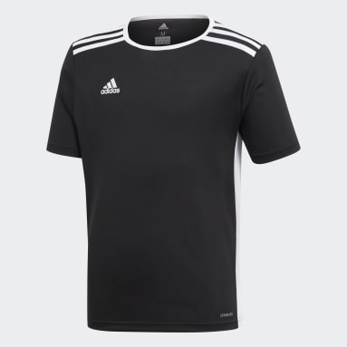 Youth 8-16 Years Soccer Black Entrada Jersey