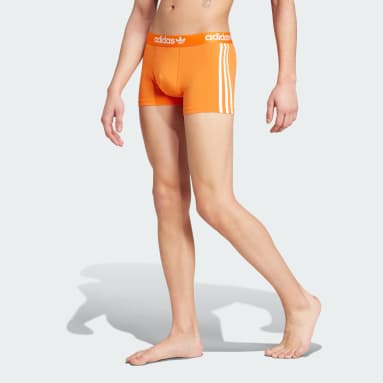 Boxer coton 3 bandes Comfort Orange Hommes Originals