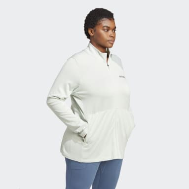Terrex Multi Full-Zip Fleece Jacket (Plus Size) Zielony