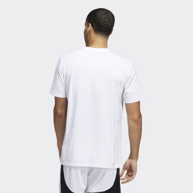 T-shirt graphique Got You Shook Blanc Hommes Basketball