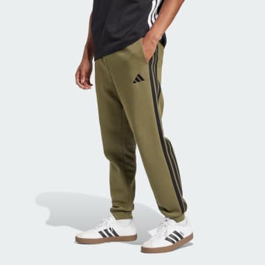 Essentials 3-Stripes Fleece Pants