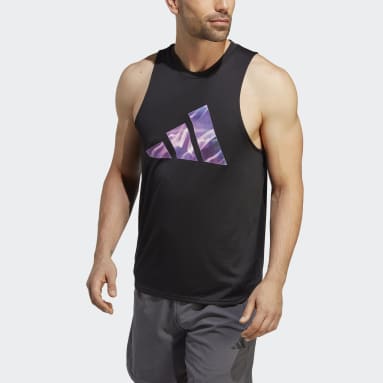 Camiseta sin mangas Designed for Movement HIIT Training Negro Hombre Gimnasio Y Entrenamiento