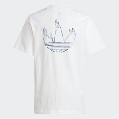 T-shirt graphisme blanc Adolescents 8-16 Years Originals