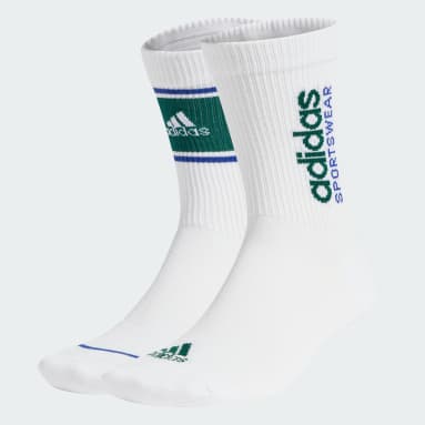 Cushioned Sportswear Logo Graphic Crew Sock 2 Pair Pack