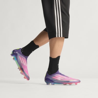 adidas F50 ホワイト/パープル FG adidas F50 アディゼロ TRX FG カメレオンパープル×ホワイト
