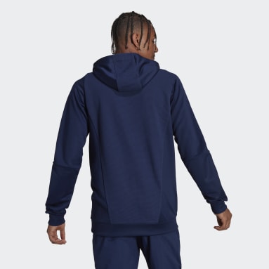 Camisola com Capuz de Viagem da Espanha Azul Homem Futebol