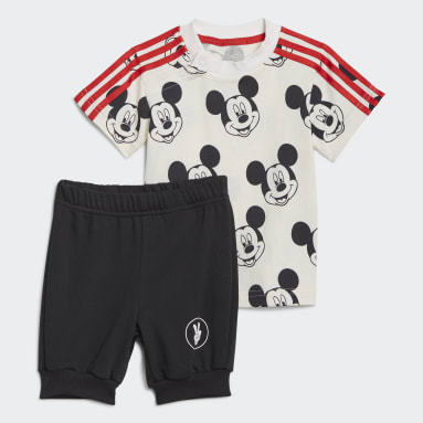 Conjunto de Verano Disney Mickey Mouse Blanco Niño Sportswear