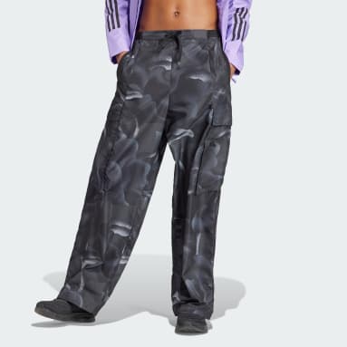 ADIDAS ORIGINALS PREMIUM ESSENTIALS NYLON CARGO PANT, Black Women's Casual  Pants