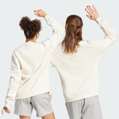 Sportswear White Lounge Fleece Sweatshirt