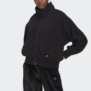 Women Sportswear Black Holidayz Sherpa Jacket